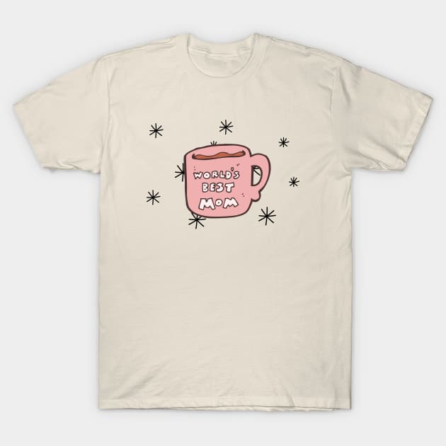 World's Best Mom Mug T-Shirt by The Sparkle Report